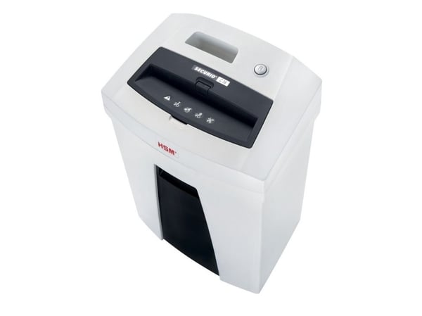 HSM Securio C16, Silpuksi leikkaava, 22,5 cm, 4 x 25 mm, 25 L, 55 dB, 2640 mm/min