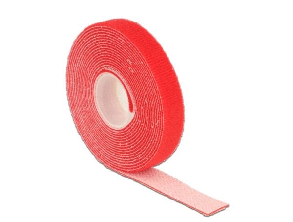Delock - Kardborrefäste - 3 m - röd