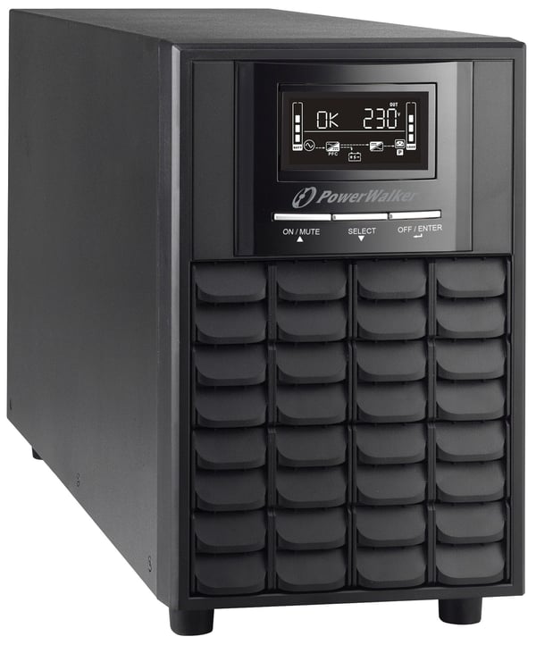 PowerWalker 2000 CW, Interaktivt inngangsstik, 2 kVA, 1400 W, Sinus, 162 V, 290 V
