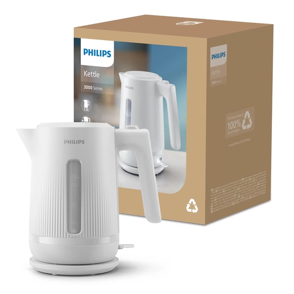 Philips Series 3000 HD9411 - Vattenkokare - 1.7 liter - 2.2 kW