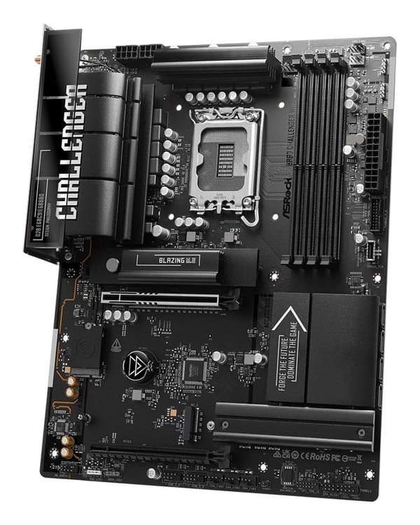 ASRock B860 Challenger WiFi hovedkort LGA1851 ATX DDR5