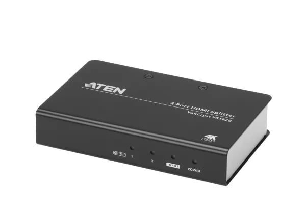 ATEN VS182B-AT-G, HDMI, 2x HDMI, 4096 x 2160 pikseliä, Musta, Metalli, 4K Ultra HD