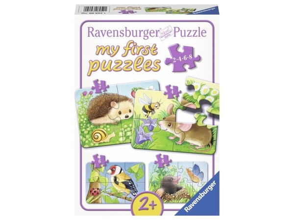 Ravensburger My First Puzzles 00.006.952, 2 stk, Dyrelivet, 2 År