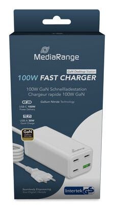 MediaRange MRMA124, Innendørs, AC, 21 V, 1,5 m, Hvit