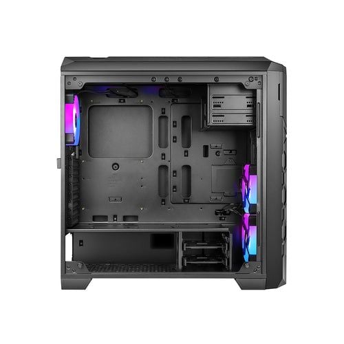 Azza STORM ARGB, Full Tower, PC, Musta, ATX, mikro ATX, EATX, Pelaaminen, Sininen, Vihreä, Punainen