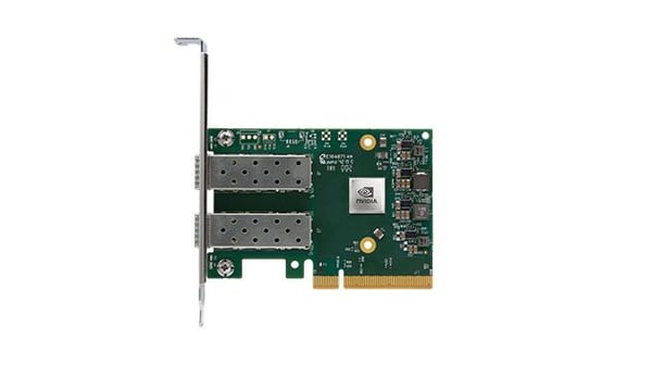 NVIDIA ConnectX-6 Lx EN nettverkskort 25GbE med to porter SFP28 PCIe 4.0 x8