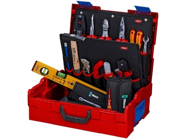 Knipex 00 21 19 LB E, Sort, Metallisk, Oransje, Rød, 442 mm, 357 mm, 151 mm, 7,8 kg, 375 x 311 x 107 mm