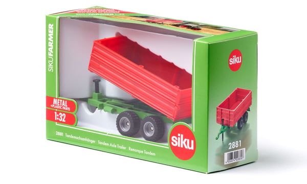 SIKU 2881 tandemakselinen perävaunu 1:32