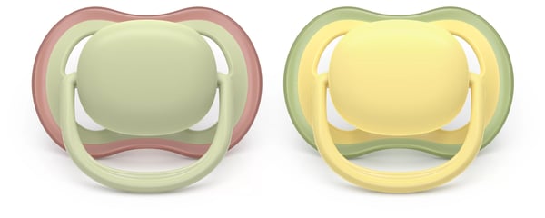 Philips AVENT Pacifier SCF349/50 ultra air, Klassisk stil, Ortodontisk, Silikon, Gutt/Jente