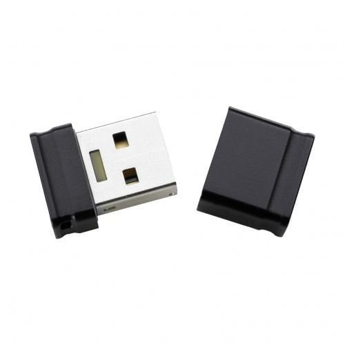 Intenso Micro Line, 4 GB, USB A-tyyppi, 2.0, 16,5 MB/s, Suojus, Musta