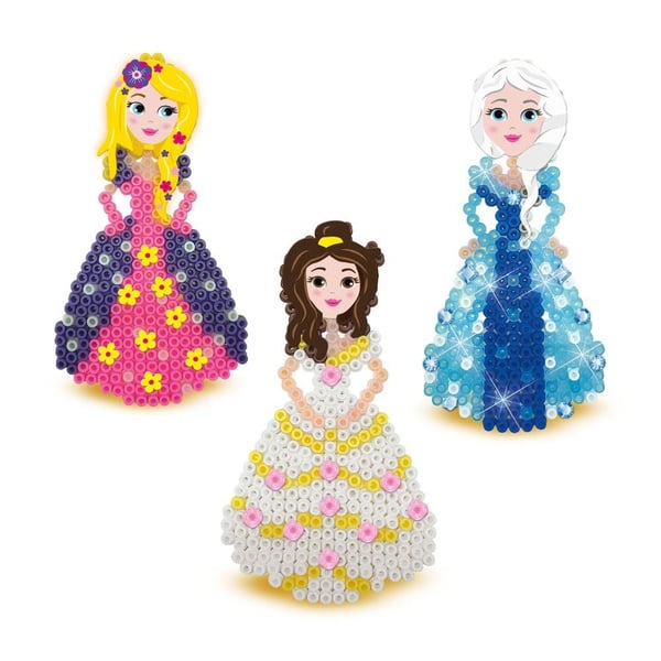 SES Creative Beedz Iron on beads Princesses, 1400 stykker, 5 år, Gutt/Jente, Barn, Plast, Flerfarget