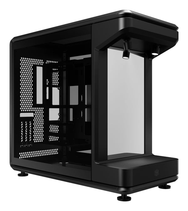 Cooler Master MasterFrame 360 Panorama ATX-kabinett, herdet glass, svart