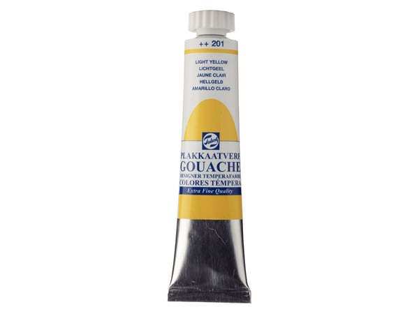 Talens Gouache Extra Fine Quality Tube 20 ml Light Yellow 201