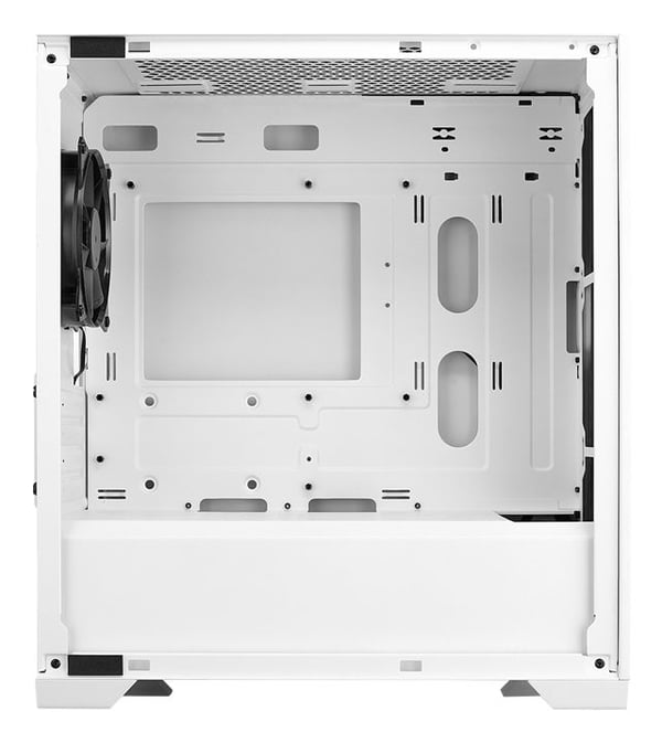 Cooler Master Elite 301 Lite -kotelo, micro-ATX, karkaistu lasikylki, valkoinen