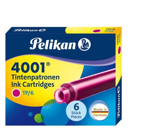 Pelikan 321075, Vaaleanpunainen, Sininen, Keltainen, Saksa, 6 kpl