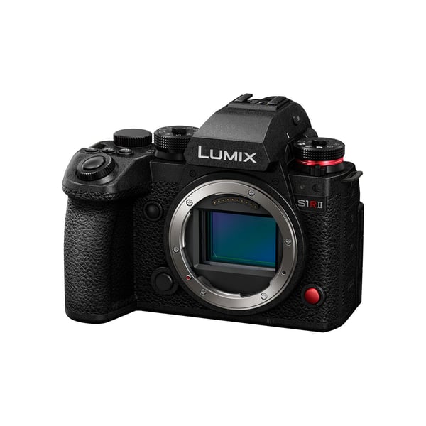 Panasonic Lumix S1RII, 44,3 MP, 16288 x 10848 pikseliä, CMOS, Full HD, Kosketusnäyttö, musta