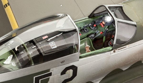 Revell P-51D Mustang, Flymodell med fastvinge, Monteringssett, 1:32, P-51D Mustang, Hankjønn, Plast