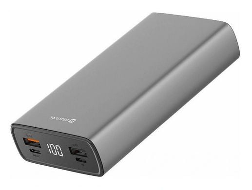 Swissten 22013916, 20000 mAh, Grå