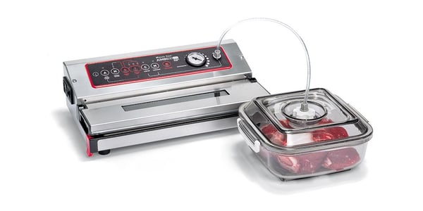 Magic Vac Jumbo 30evo, Ruostumaton teräs, 800 mbar, 130 W, 230 V, 50 Hz, 415 mm