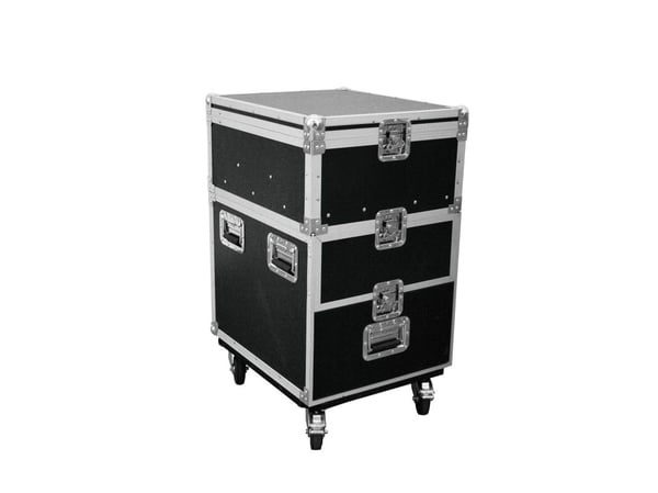 Roadinger 30126430, Transportkasse, Kryssfiner, 38 kg, Svart, Sølv