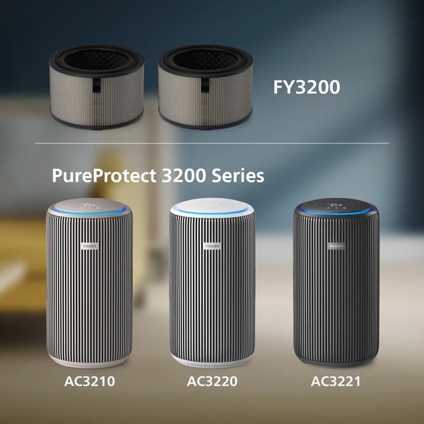 Philips PureProtect 3200 Series FY3200 - Luftfilter - till luftrenare (paket om 2)
