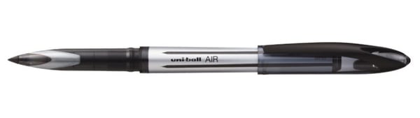 Uni-Ball Air , Tynn penn, Sort, Sølv, Sort, 0,7 mm, Ambidekstriøs, 1 stykker