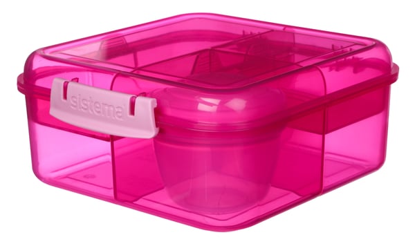 System - Bento kub 1,25L - Rosa