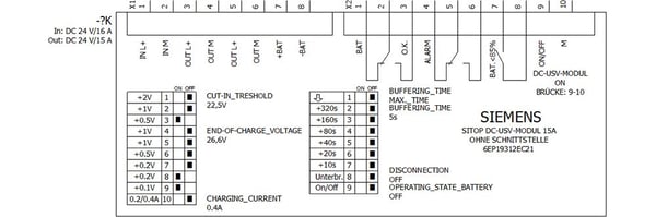 Siemens 6EP1931-2EC21, Vänteläge (offline), 360 W, 19 V, 28,5 V, CE, RoHS, REACH, 125 mm