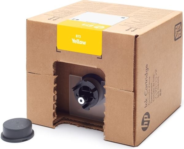 HP 873 - 3 L - gul - original - Latex - bläckpatron - för Latex 800, 800 W