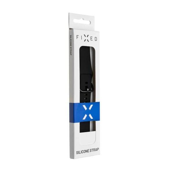 KIINNITETTY silikonihihna Silikonihihna Huawei Band 8:lle musta