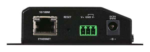 ATEN RS-232/422/485 säker enhetsserver med 2 portar och PoE, ?DC, PoE, 1,3 W, 1,19 W, 100 - 240 V, 50 - 60 hz, 9 - 48 V