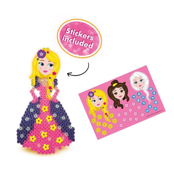 SES Creative Beedz Iron on beads Princesses, 1400 stykker, 5 år, Gutt/Jente, Barn, Plast, Flerfarget