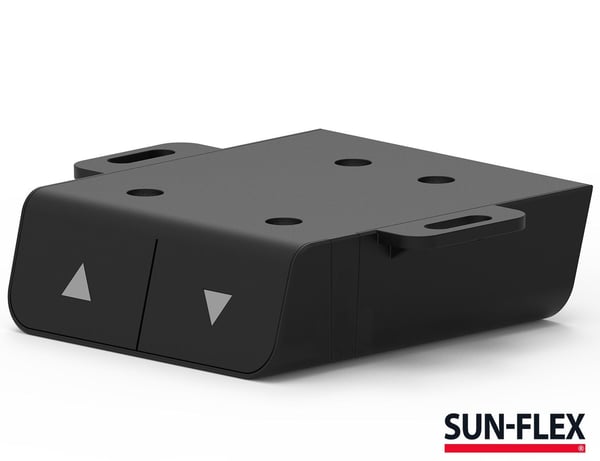 SUN-FLEX®DESKFRAME I, vit aluminiumgrå 825x210x185mm