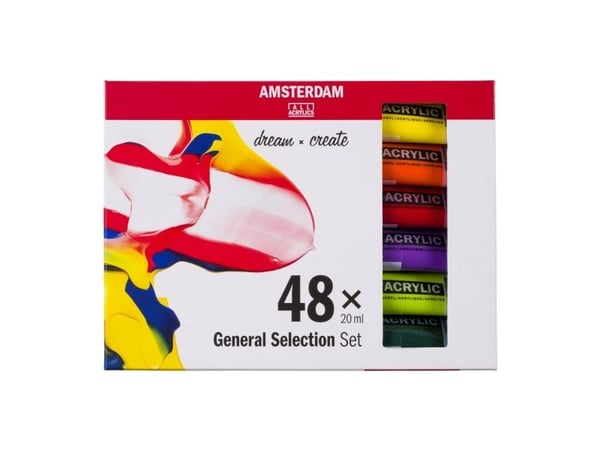 Amsterdam Standard Series Acrylics General Selection Set 48 × 20 ml