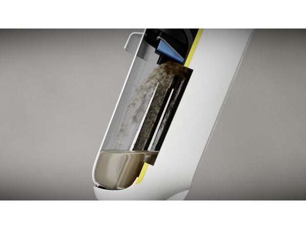 Kärcher FCV 4, 3-i-1 stavstøvsuger, Uten pose, Svart, Hvit, Rektangulær, Tørr & våt, Teppe, Hardt Gulv