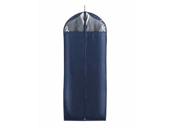 WENKO 64532100, Myk klesoppbevaringsbag, Blå, Polyester, Ingen mønster, Glidelås, 60 cm