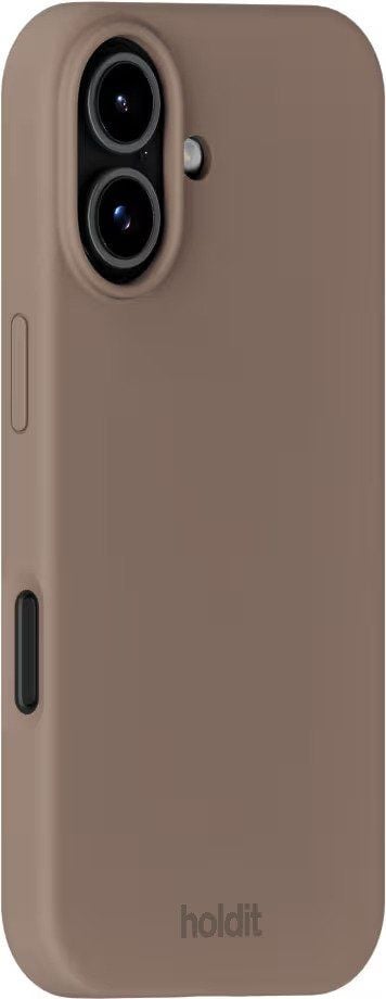 HOLDIT iPhone 17 silikonskal (mockabrun)