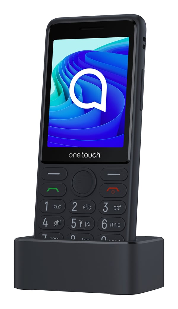 TCL OneTouch 4042S, Perusmalli, Kaksois-SIM, 7,11 cm (2.8"), 2 MP, 1500 mAh, Musta