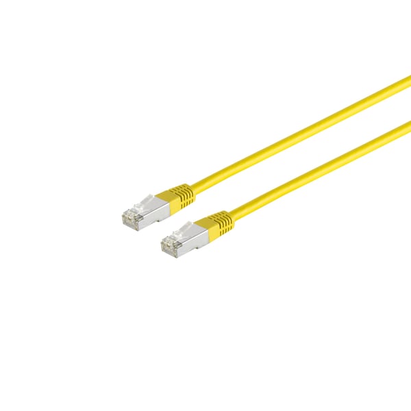 S/CONN maximum connectivity 75711-HY, 1 m, Cat6, S/FTP (S-STP), RJ-45, RJ-45, Gult