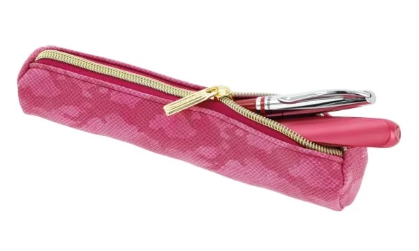 Herlitz Bright Animals, Mykt penal, Polyuretan (PU), Rosa, Monokromatisk, Glidelås, Oppvekst