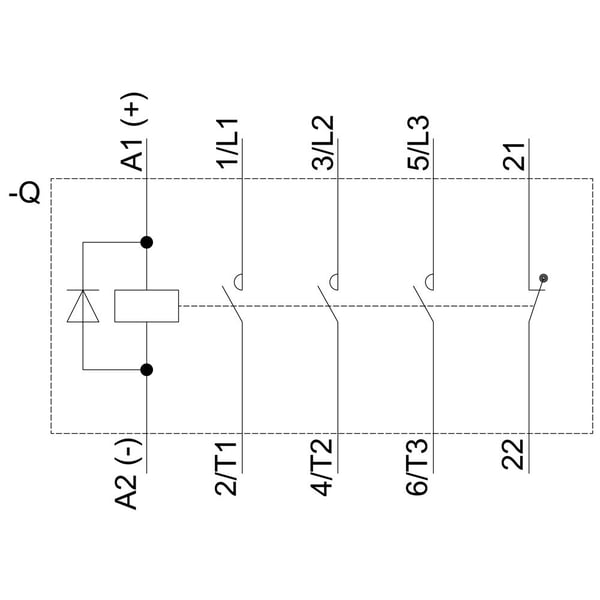 Siemens 3RT2017-2FF42, 70 mm, 50 mm, 73,5 mm, 77,5 mm, 313 g, 1 kpl