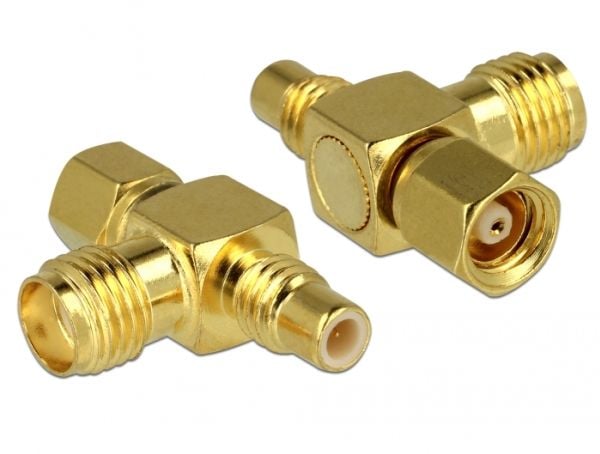 ADAPTER SMC STØTTE > SMC STØKKEL > SMA STØTTE T-STYKKE