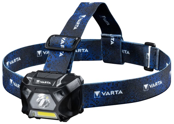 Varta Work Flex H20 - Taskulamppu päähän - LED - 8-tila - 3 W