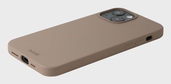HOLDIT iPhone 17 silikondeksel (mokkabrun)