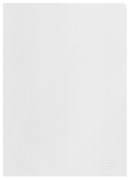 Plastomslag Esselte Recycled A4 100my med preging - (100 stk.)