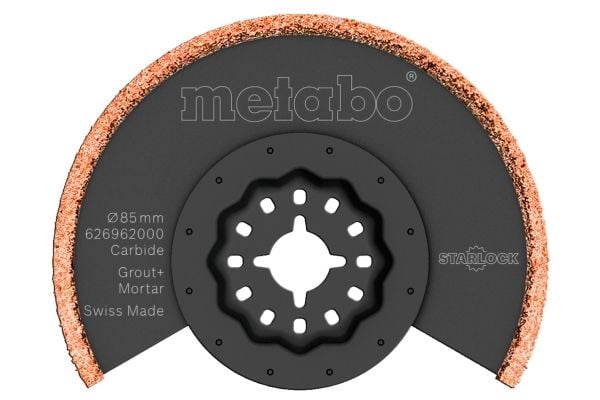 Metabo 626962000, Pehmeä nivelmateriaali, Laasti, 8,5 cm, Kovametallihampaat (TCT), 1 kpl