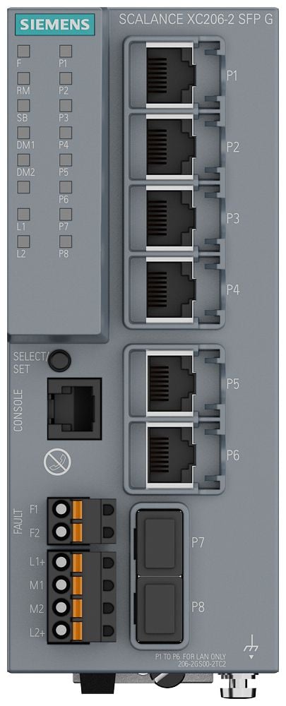 Siemens 6GK5206-2GS00-2TC2, hallinnoitu