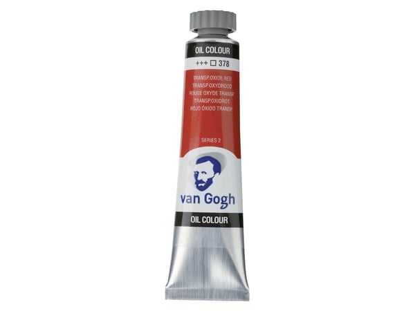 Van Gogh oljefarge tube Transparent Oxide Red 378