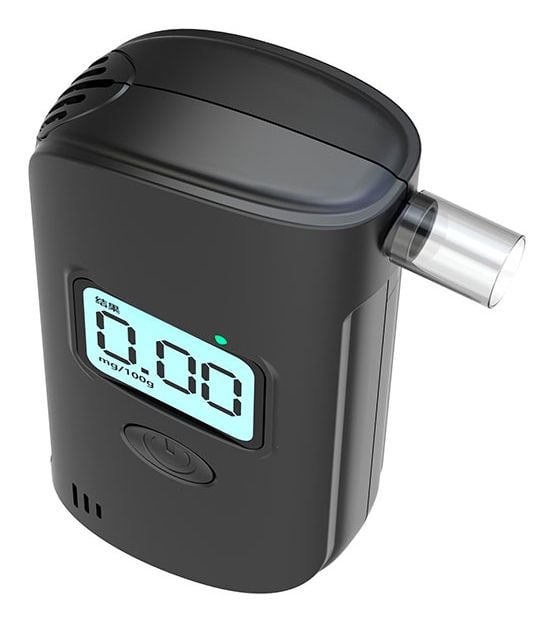 Tracer BreathEZ-1, Svart, Precisions halvledarsensor, ‰, 0,1 min, LCD, Polen