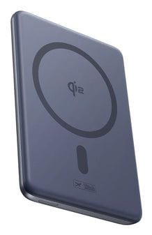 Baseus P1007680B813-00, 5000 mAh, Langaton lataaminen, 5 W, Harmaa